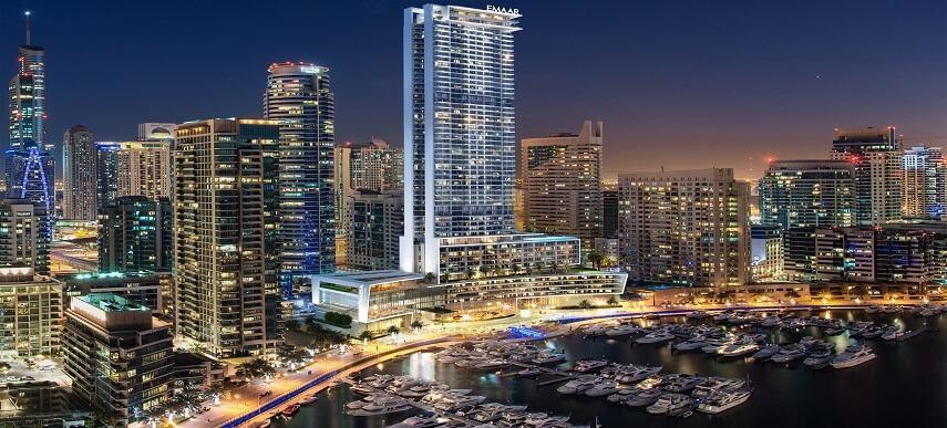 Vida Dubai Marina & Yacht Club Hotel Exterior foto
